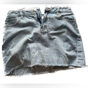 jean skirt